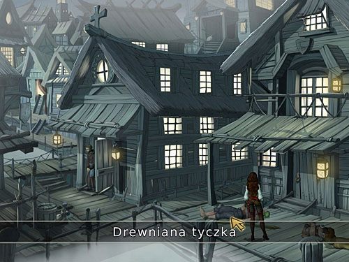 W poszukiwaniu go przejdź pod dom gubernatora i zauważ, że obok nieprzytomnego Dinsdale'a leży drewniana tyczka - Sprawiedliwość (2) - 8 - Francuska dzielnica - Kapitan Morgane i legenda Złotego Żółwia - poradnik do gry