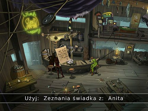 Kiedy chłopak odda Morgane swoje zeznania, zanieś jej Anicie do gospody - Uciekinier - 8 - Francuska dzielnica - Kapitan Morgane i legenda Złotego Żółwia - poradnik do gry