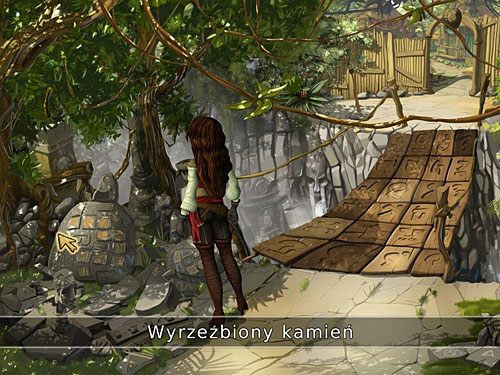 Rozejrzyj się więc w poszukiwaniu wskazówek, w jaki sposób przeprawić się na drugą stronę - Dziwny most - 9 - Wyspa Żółwi - Kapitan Morgane i legenda Złotego Żółwia - poradnik do gry