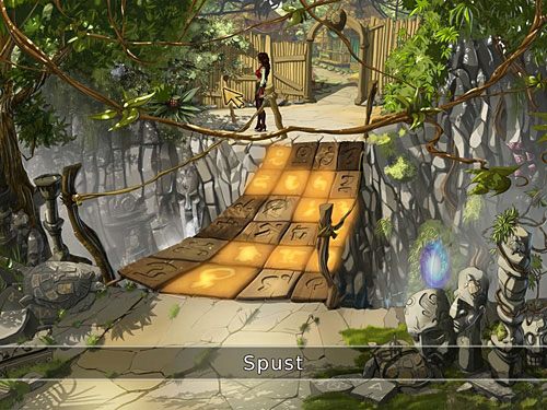 Dotarłszy na drugą stronę, pociągnij za drewnianą dźwignię (spust) po lewej - Dziwny most - 9 - Wyspa Żółwi - Kapitan Morgane i legenda Złotego Żółwia - poradnik do gry