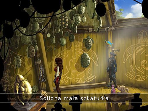 Zauważ (i weź) solidną małą szkatułkę, stojącą przy ścianie po lewej - Skradzione klejnoty - 9 - Wyspa Żółwi - Kapitan Morgane i legenda Złotego Żółwia - poradnik do gry