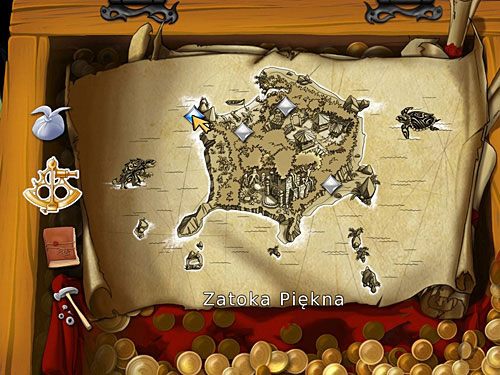 W tym celu udaj się do Zatoki Piękna (najprościej skorzystać z mapy w menu) - Złodzieje - 9 - Wyspa Żółwi - Kapitan Morgane i legenda Złotego Żółwia - poradnik do gry