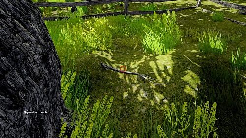 Podejdź do strumyka (rivulet), kliknij środkowym przyciskiem myszy, kliknij na pustą menażkę (empty canteen) lewym przyciskiem myszy, następnie ponownie wciśnij środkowy przycisk myszy kiedy wrócisz z plecaka do gry kliknij menażką na strumyk - Wejście do domu | Opis przejścia Anna - Anna - poradnik do gry