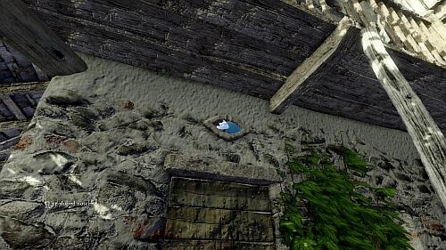 Spójrz nad drzwi, a ujrzysz wycięcie w kształcie oka (eye shaped notch) - Wejście do domu | Opis przejścia Anna - Anna - poradnik do gry