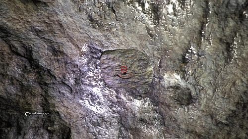 Przejdź po białym promieniu nad przepaścią i wejdź do tunelu (będziesz w nim świadkiem różnych wizji) - Jaskinia | Opis przejścia Anna - Anna - poradnik do gry