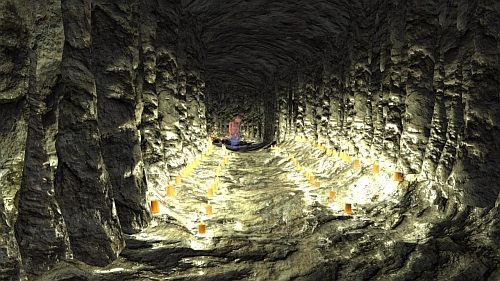 Zacznij wracać korytarzem i na skrzyżowaniu skręć w prawo - Jaskinia | Opis przejścia Anna - Anna - poradnik do gry