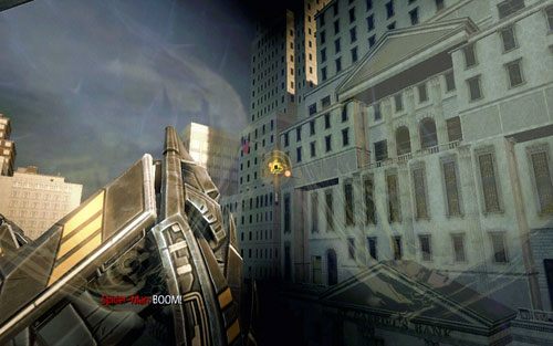 Zniszczysz go w ten sposób i będziesz mógł skierować się na ścianę najbliższego budynku - 01 - Oscorp Is Your Friend - Opis przejścia - Niesamowity Spider-Man - poradnik do gry