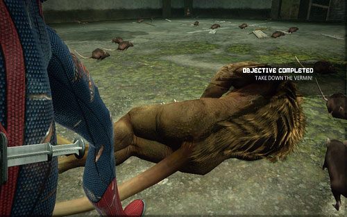 Gdy stwór zostanie ogłuszony, rozpocznie się kolejny etap - 04 - The Thrill of the Hunt - zmutowana bestia - Opis przejścia - Niesamowity Spider-Man - poradnik do gry