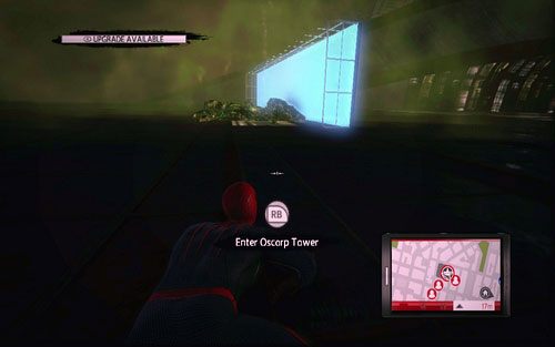 Wyląduj na balkonie w górnej części wieżowca - 05 - To Smash the Spider - Opis przejścia - Niesamowity Spider-Man - poradnik do gry