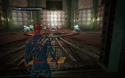 Po drugiej stronie czeka cię starcie z robotami - 07 - Spidey to the Rescue - człowiek-skorpion - Opis przejścia - Niesamowity Spider-Man - poradnik do gry