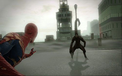 Po obejrzeniu krótkiej cut-scenki, udaj się w zaznaczone na mapie miejsce - 07 - Spidey to the Rescue - człowiek-skorpion - Opis przejścia - Niesamowity Spider-Man - poradnik do gry