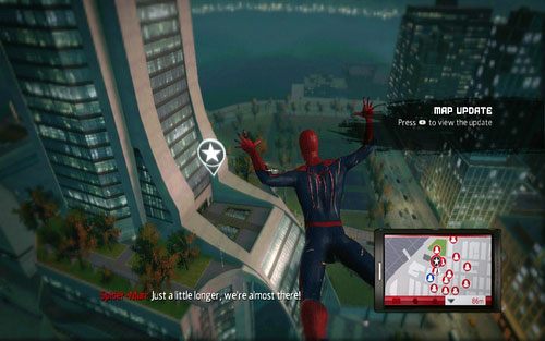 Po zakończeniu starcia udaj się do laboratorium, gdzie rozpocznie się kolejna misja - 09 - The Spider-Slayer - Opis przejścia - Niesamowity Spider-Man - poradnik do gry