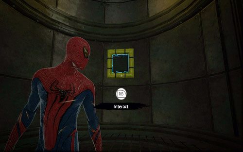 Na dnie umieszczono otwór wentylacyjny - 10 - Spider-Man No More! - doktor Connors - Opis przejścia - Niesamowity Spider-Man - poradnik do gry
