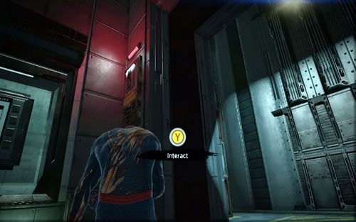 Podnieś je, a następnie podejdź do dwóch dźwigni umieszczonych po bokach wielkiej bramy - 10 - Spider-Man No More! - doktor Connors - Opis przejścia - Niesamowity Spider-Man - poradnik do gry