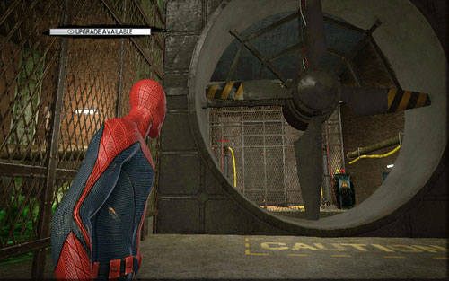 Odblokujesz w ten sposób turbinę, za którą stoi wymagający naprawy generator - 1 - Train Docking Station - Misje dodatkowe - Niesamowity Spider-Man - poradnik do gry