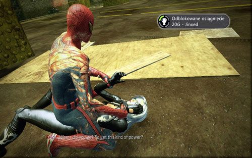 Powtarzaj kilkukrotnie obie fazy, aż zakończysz starcie - 2 - St. Gabriels Bank - Misje dodatkowe - Niesamowity Spider-Man - poradnik do gry