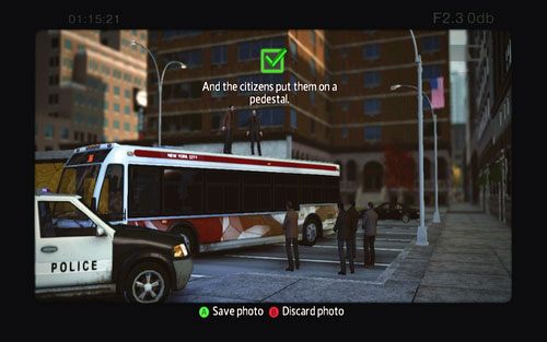 Kolejnym celem są mężczyźni stojący na wspomnianym wcześniej pojeździe - Photo Articles - Zadania poboczne - Niesamowity Spider-Man - poradnik do gry