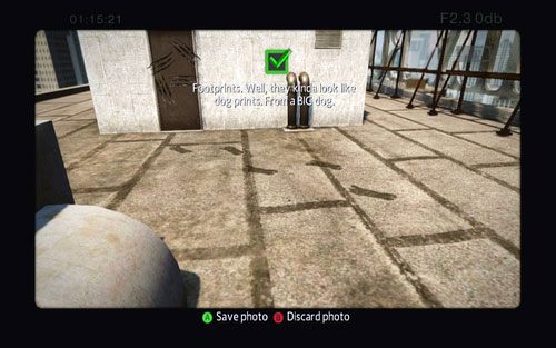 Twoim kolejnym celem są ślady pozostawione na posadzce obok - Photo Articles - Zadania poboczne - Niesamowity Spider-Man - poradnik do gry