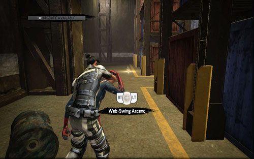 Gdy wejdziesz do środka, przeskocz do ściany naprzeciwko wejścia, a następnie skręć w prawo - 03 - In the Shadow of Evils Past - Nagrania, Magazyny, Instrukcje - Znajdźki - Niesamowity Spider-Man - poradnik do gry