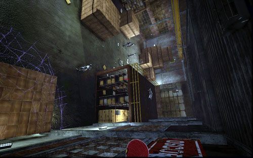 Gdy zdobędziesz już pierwszy magazyn, przeskocz na drugą stronę pomieszczenia i skręć w lewo - 03 - In the Shadow of Evils Past - Nagrania, Magazyny, Instrukcje - Znajdźki - Niesamowity Spider-Man - poradnik do gry