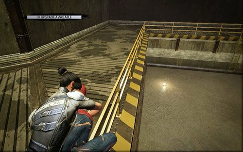 Na lewo od wejścia, zaraz pod barierką ukryto ostatnią instrukcję - 03 - In the Shadow of Evils Past - Nagrania, Magazyny, Instrukcje - Znajdźki - Niesamowity Spider-Man - poradnik do gry