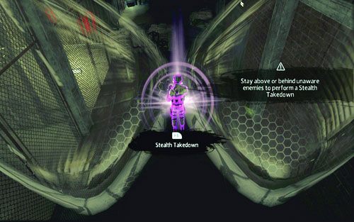 Pierwszą technologię znajdziesz zaraz obok strażnika, na którym uczyłeś się ataków z ukrycia - 03 - In the Shadow of Evils Past - Części technologii, Zdjęcia - Znajdźki - Niesamowity Spider-Man - poradnik do gry