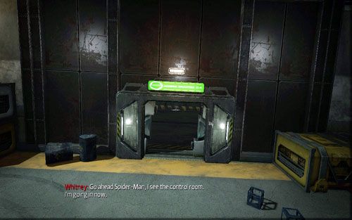 Pokonaj wszystkich, a otworzą się drzwi z drugiej strony pomieszczenia - 03 - In the Shadow of Evils Past - Części technologii, Zdjęcia - Znajdźki - Niesamowity Spider-Man - poradnik do gry