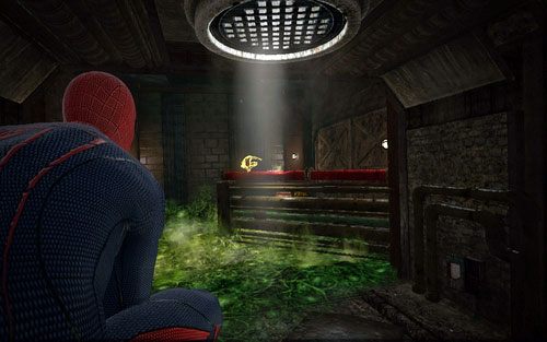 Wejdź do niego, a następnie skręć w prawo - 04 - The Thrill of the Hunt - Znajdźki - Niesamowity Spider-Man - poradnik do gry