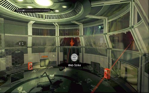 Znajdziesz je w zniszczonym i przewróconym pojemniku, który leży w pokoju z szalonymi naukowcami - 06 - Smythe Strikes Back - Nagrania, Magazyny, Instrukcje - Znajdźki - Niesamowity Spider-Man - poradnik do gry