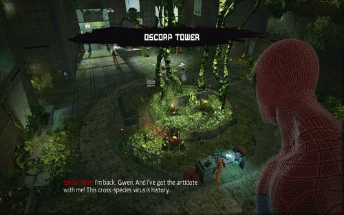 Znajdziesz go w pierwszym pomieszczeniu do jakiego trafisz - 06 - Smythe Strikes Back - Nagrania, Magazyny, Instrukcje - Znajdźki - Niesamowity Spider-Man - poradnik do gry