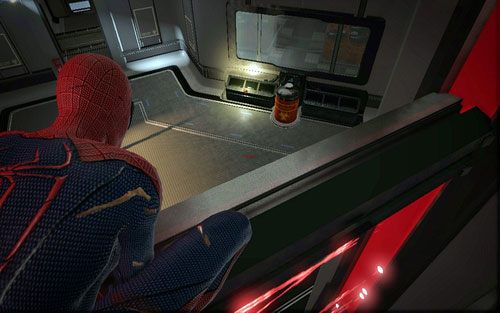 Leży na panelu prawej - 06 - Smythe Strikes Back - Nagrania, Magazyny, Instrukcje - Znajdźki - Niesamowity Spider-Man - poradnik do gry