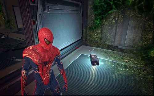 Ukryto tam kolejny poszukiwany przedmiot - 06 - Smythe Strikes Back - Części technologii, Zdjęcia - Znajdźki - Niesamowity Spider-Man - poradnik do gry