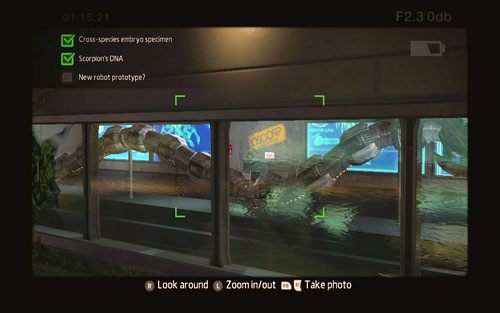 Jest to nowy prototyp robota, który musisz sfotografować - 06 - Smythe Strikes Back - Części technologii, Zdjęcia - Znajdźki - Niesamowity Spider-Man - poradnik do gry