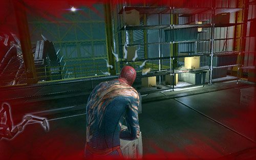 Na szafce na końcu chodnika ukryto ósmy magazyn - 10 - Spider-Man No More! - Nagrania, Magazyny - Znajdźki - Niesamowity Spider-Man - poradnik do gry