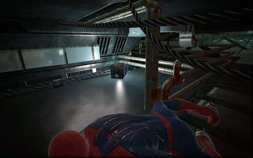 Na końcu z prawej strony będzie leżała część technologii - 10 - Spider-Man No More! - Instrukcje, Części technologii - Znajdźki - Niesamowity Spider-Man - poradnik do gry