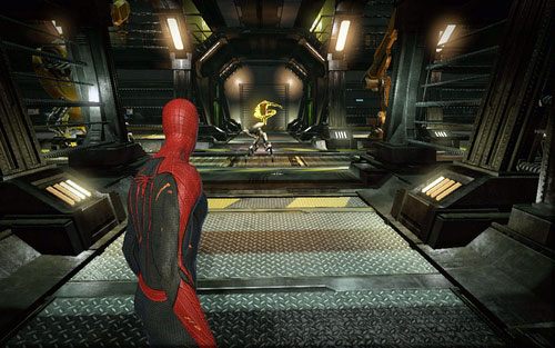 Kolejną znajdziesz na linii produkcyjnej robotów - 10 - Spider-Man No More! - Instrukcje, Części technologii - Znajdźki - Niesamowity Spider-Man - poradnik do gry