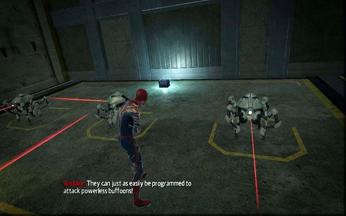 Miedzy nimi znajdziesz część technologii - 10 - Spider-Man No More! - Instrukcje, Części technologii - Znajdźki - Niesamowity Spider-Man - poradnik do gry