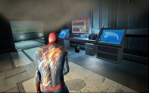 W pomieszczeniu po drugiej stronie leży kolejny poszukiwany przedmiot - 10 - Spider-Man No More! - Zdjęcia - Znajdźki - Niesamowity Spider-Man - poradnik do gry