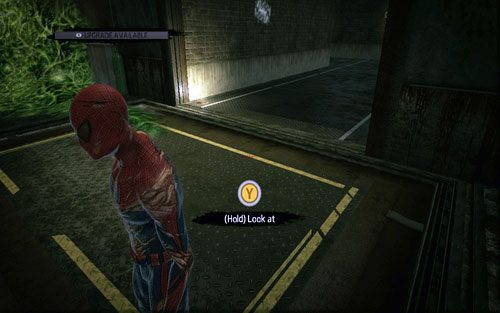 Leży na górze, obok jednego z przejść - 12 - Where Crawls the Lizard? - Znajdźki - Niesamowity Spider-Man - poradnik do gry