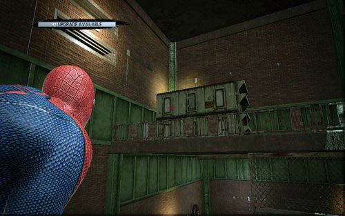 Musisz na nią wskoczyć i przelecieć na ścianę za twoimi plecami - Train Docking Station - Znajdźki - Niesamowity Spider-Man - poradnik do gry