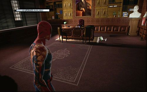 Powinieneś tam zauważyć biuro szefa banku - St. Gabriels Bank - Znajdźki - Niesamowity Spider-Man - poradnik do gry