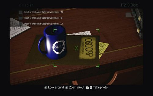 Celem twojej fotografii są dokumenty leżące na biurku w gabinecie - St. Gabriels Bank - Znajdźki - Niesamowity Spider-Man - poradnik do gry