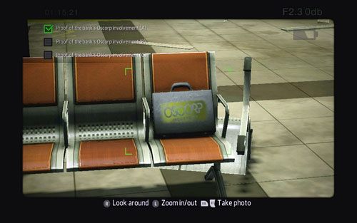 Na jednym z nich pozostawiono walizkę, której musisz zrobić zdjęcie - St. Gabriels Bank - Znajdźki - Niesamowity Spider-Man - poradnik do gry