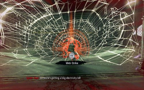 Jak to zrobisz, wciśnij RB, wyceluj we wroga i puść przycisk - 3 - Water Treatment Facility - Misje dodatkowe - Niesamowity Spider-Man - poradnik do gry