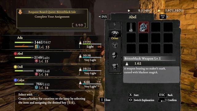 Jedna z zaklętych broni poziomu pierwszego - Bitterblack Isle - Dark Arisen DLC | Opis przejścia Dragons Dogma - Dragons Dogma - poradnik do gry