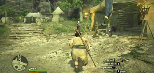 Udajemy się do namiotu wskazanego na mapie - Call of the Arisen | Akt 1 (ZG) w Dragons Dogma - Dragons Dogma - poradnik do gry