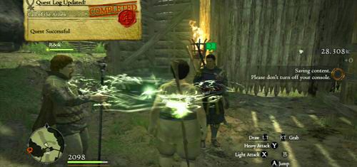 Teraz możemy przejść trening - to poboczna misja, którą można ominąć - Call of the Arisen | Akt 1 (ZG) w Dragons Dogma - Dragons Dogma - poradnik do gry