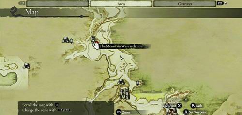 Wychodzimy z obozowiska wschodnim wyjściem i biegniemy do Mountain Waycastle - Off With Its Head | Akt 1 (ZG) w Dragons Dogma - Dragons Dogma - poradnik do gry