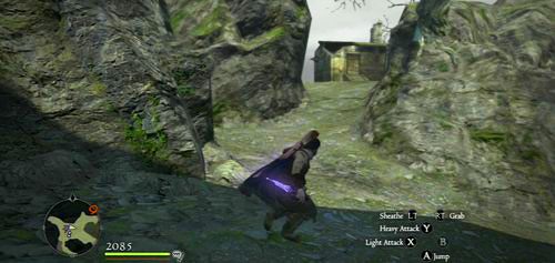 W pewnym momencie zobaczymy chatkę - Off With Its Head | Akt 1 (ZG) w Dragons Dogma - Dragons Dogma - poradnik do gry
