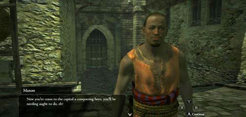 Zaraz po wejściu do Gran Soren (i zakończeniu questa Off with its Head) zaczepi nas Mason - A Matter of Myrmidons | Akt 1 (ZG) w Dragons Dogma - Dragons Dogma - poradnik do gry